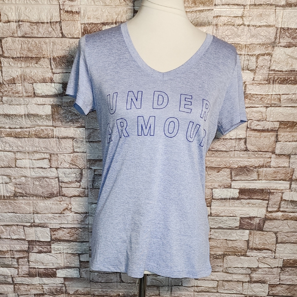 Under Armour Women's Light Purple V-Neck Top